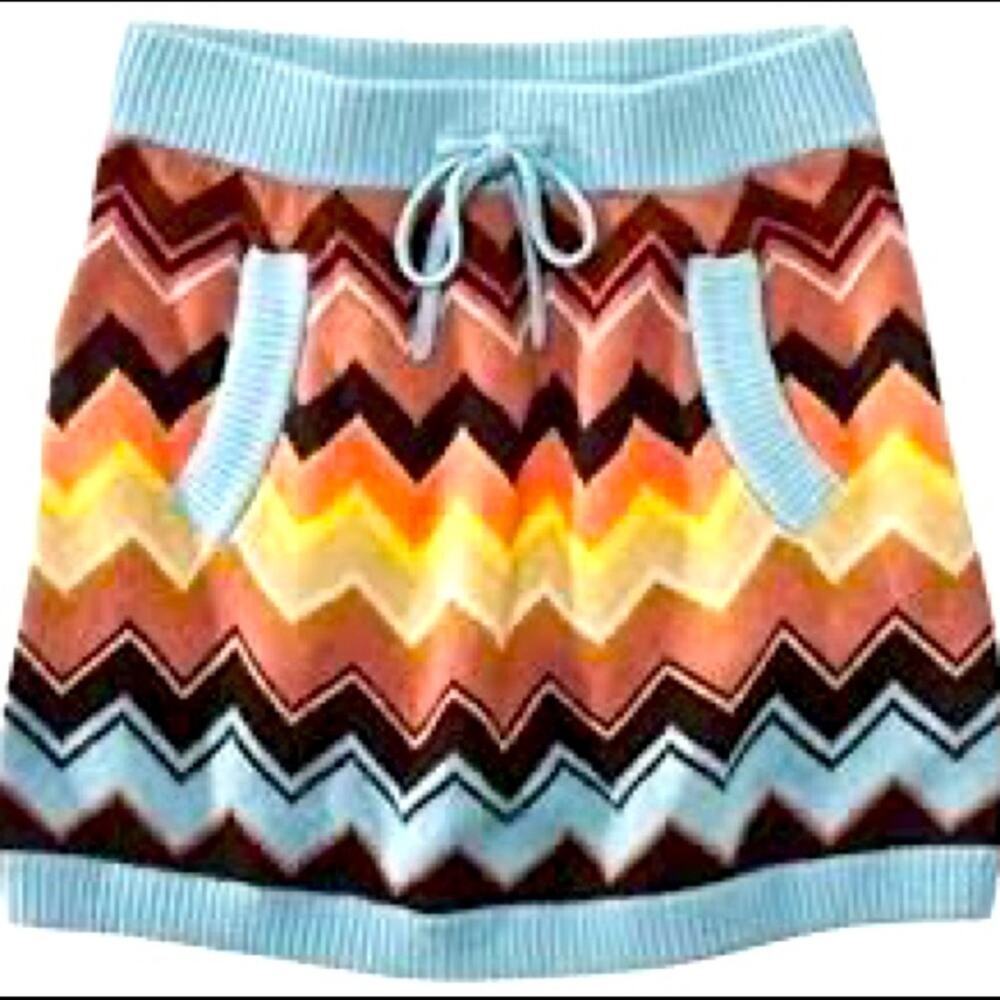 Missoni for Target Sweater Skirt chevron mini little girls Sz XS Extra Small NWT